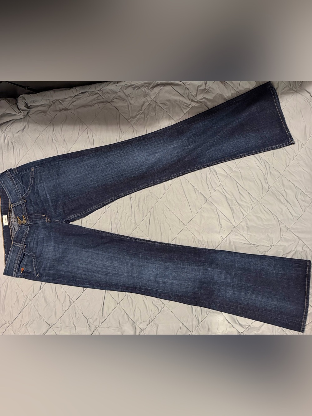 Hudson Jeans Dark Blue Flare Wide Leg Jeans